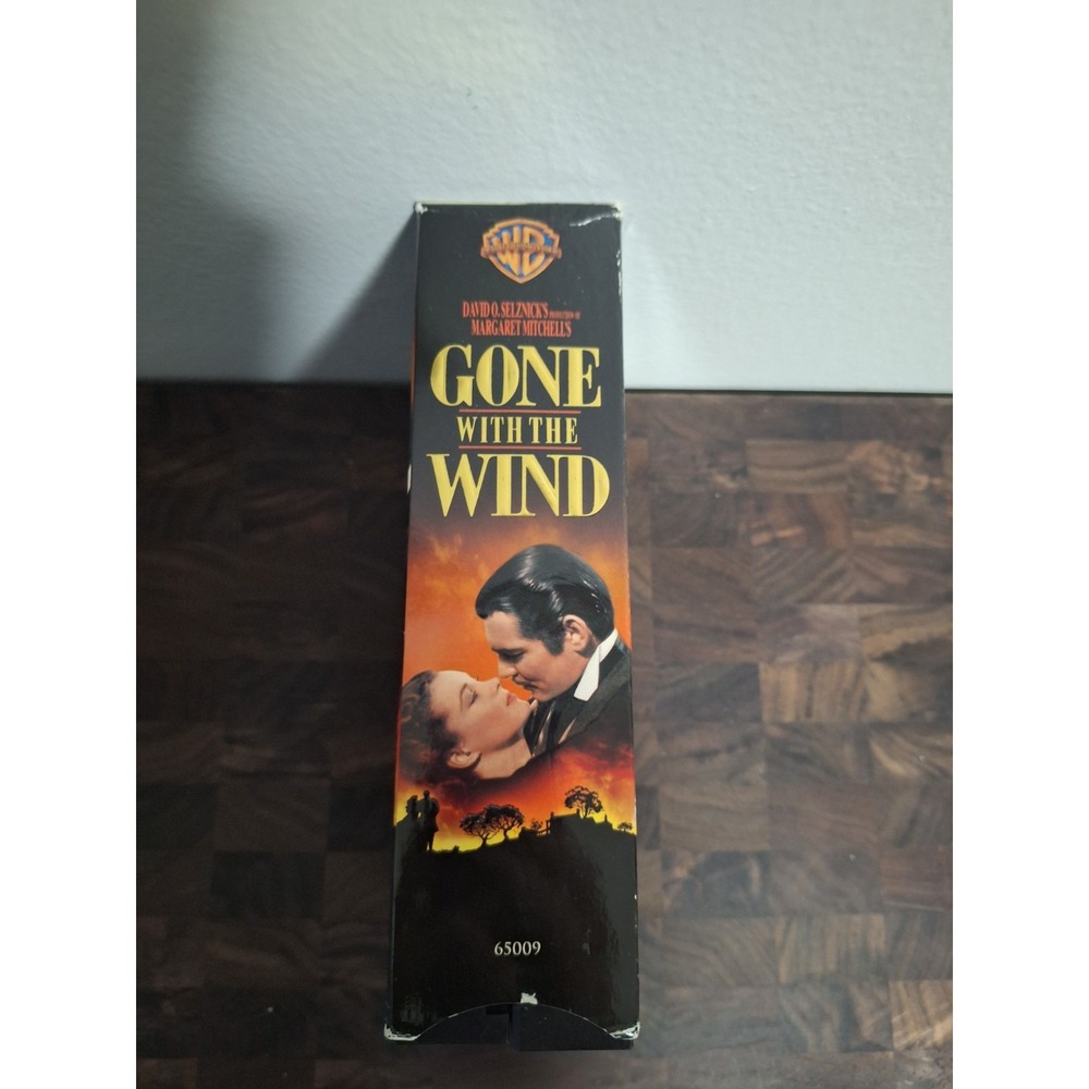 Gone With The Wind VHS 1999 Remastered 2 Tape Box Set Vivien Leigh Clark Gable - Picture 3 of 4
